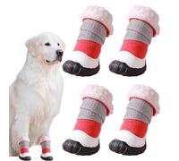Bottes de neige pour chien, résistantes à l'eau par temps froid, chaussures de protection des pattes de chien, chaussures antidérapantes imperméables pour la neige, la plage, la randonnée, le camping