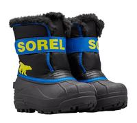 Sorel Childrens Snow Commander Boot Botte de Neige, Black Super Blue Toddler Collection 2024, 32 EU