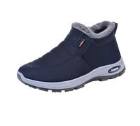 Bottes de neige pour femme - Chaudes, imperméables et antidérapantes - Chaussures orthopédiques avec soutien de la voûte plantaire - Chaussures d'extérieur à enfiler légères et thermiques - Chaussures