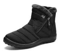 Bottes de neige pour femme, doublées de fourrure, chaussures chaudes | Chaussures d'extérieur décontractées à semelle épaisse pour la marche, les voyages par temps froid
