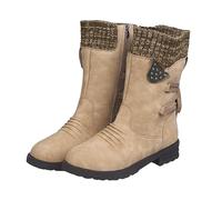 Bottes de neige pour femmes, bottes à talons, bottines avec fermeture éclair latérale, chaussures antidérapantes pour l'extérieur, bottes d'hiver, bottes de randonnée à demi-longues, confortables