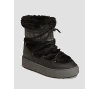 Bottes De Neige Pour Femmes Moon Boot Ltrack Faux Fur Wp Noires 24501300-1 37