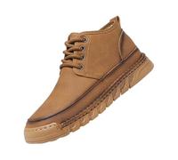 Bottes de neige pour homme doublées de fourrure - Imperméables - Chaudes - Antidérapantes - Chaussures d'extérieur pour la promenade du chien - Chaussures de trekking thermiques antidérapantes