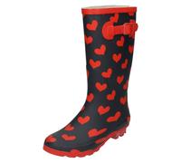 Bottes De Pluie À Imprimé Cœur Spot On Pour Femmes
