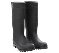 Bottes de Pluie Chaussures de Travail Bottillon Sécurité Adulte Noir PVC vidaXL