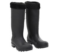 Bottes de pluie avec chaussettes amovibles noir taille 38 PVC
