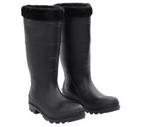 Bottes de pluie avec chaussettes amovibles noir taille 43 PVC