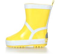 Bottes de pluie bébé - PLAYSHOES - Caoutchouc naturel - Jaune - A élastique - Mixte 24/25