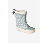 Bottes de pluie caoutchouc imprimé enfant collection maternelle bleu imprimé 30