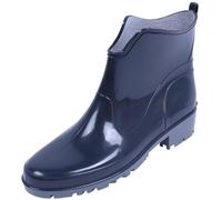 Bottes de pluie courtes LEMIGO - Bleu marine - Femme - A élastique 36