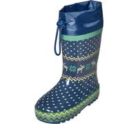 Bottes de pluie en caoutchou enfant Playshoes Norway Lined Bleu 32
