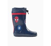 Bottes De Pluie En Caoutchouc Avec Imprimés Spider-man Bleu Foncé 27
