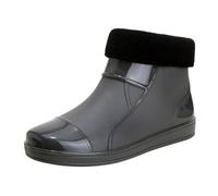 Bottes de pluie en caoutchouc doublées pour homme - Bottes de pluie mi-hautes - Imperméables - Bottes de pluie - Bottes de jardin - Bottes de travail - Bottes de sécurité - Chaussures professionnelles