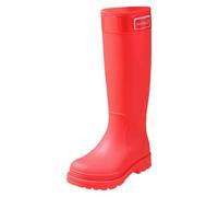 Bottes de pluie en caoutchouc pour femme - Bottes de travail - Bottes de pluie - Bottes de pluie antidérapantes - Bottes de jardin - Bottes de sécurité - Bottes de pêche, rouge, 37 EU