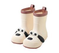 Bottes de pluie en caoutchouc pour garçons et filles | Style à enfiler, finition pailletée scintillante, pare-chocs renforcé, hauteur de la tige mi-mollet, coque extérieure lisse