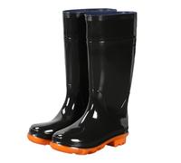 Bottes de pluie en caoutchouc pour homme et femme avec cordon de serrage et bouche élastique, chaussures en caoutchouc, bas, pantoufles, bottes de pluie faciles à nettoyer, parfaites pour les