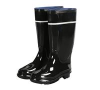 Bottes de pluie en caoutchouc pour homme et femme avec cordon de serrage et bouche élastique, chaussures en caoutchouc, bas, pantoufles, bottes de pluie faciles à nettoyer, parfaites pour les