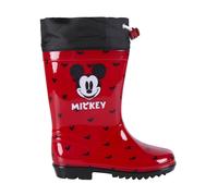 Bottes De Pluie En PVC MICKEY MOUSE ROUGE - T027 | ENFANT CERDà