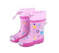Bottes de Pluie Enfant Animé Requin Lapin Dinosaure Licorne Caoutchouc Bottines Pluie Imperméables Ecole Chaussure Eau