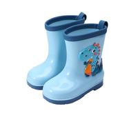 Bottes de Pluie Enfant Antidérapant Imperméable Chaussures Botte Caoutchouc Léger l'extérieur Style Simple dessin animé pour Garçons et Filles