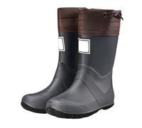 Bottes de Pluie Enfant Bottines Impérmeables Mixte Basic Semelle Confortable Dessin Animé d'animaux Mignons Matériau PVC Détails Réfléchissants pour Garçons et Filles