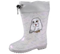 Bottes de pluie enfant Harry Potter Hedwig - Gris holo - Semelles antidérapantes - Trépointe étanche 25/26
