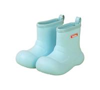 Bottes de Pluie Enfant Imperméables et Légères Bottines Botte Caoutchouc Léger Chaussures Wellies EVA Ultralégères tanches Lumières clignotantes pour l'exploration en plein air