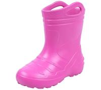 Bottes de pluie enfant rose KOLMAX en forme d'arrosoir avec insert de chaleur amovible 34