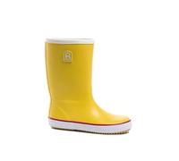 Bottes de pluie enfant Rouchette Cap jaune - souples, confortables, semelle mousse 25