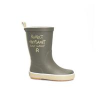 Bottes de pluie enfant - ROUCHETTE - Protect The Planet - Kaki/Vert - Mixte - Caoutchouc 31