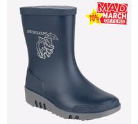 Bottes De Pluie Extérieures Pour Enfants Dunlop Mini Éléphant Navy