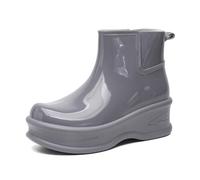 Bottes De Pluie Femme Chaussures pêche en plein air Imperméables Caoutchouc Antidérapant Travail pour l'extérieur Finitions qualité supérieure Avec tige moyenne la cuisine et