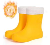 Bottes De Pluie Femme Courtes - Bottines En Caoutchouc Boots AntidéRapantes ImperméAbles En Silicone Chaussure Confortable DéContractéEs Et Polyvalentes Couleur Unie Respirante Pour L'ExtéRieur