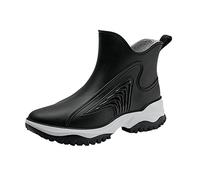 Bottes De Pluie Femme en Caoutchouc imperméables Botte Jardin Extérieure Jardinage L'extérieur Pratiques Idéales Polyvalentes Chaussures