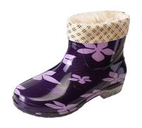 Bottes De Pluie Femme en caoutchouc pour et homme Imperméables Bottines Jardin Boots Plastique L'extérieur Résistantes aux intempéries Une sécurité Protection Complet