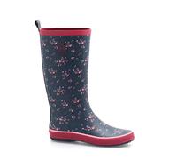 Rouchette Bottes de pluie Goji Femme Bleu canard