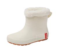 Bottes De Pluie Femme Semi-compensées jardin confortables et robustes Polyvalentes Chaussures L'extérieur Imperméables avec semelle antidérapante robuste Application dans l'agriculture