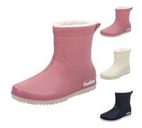 Bottes De Pluie Femmes Bottes En Caoutchouc Femmes Bottes De Pluie Rembourré Bottes De Pluie Femme Léger Bottes De Jardin Pluie Bottines Pvc En Plein Air Jardinage Black Friday 2024, rose, 36 EU