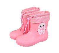 Bottes de Pluie Filles et Garçons Antidérapant Imperméable Chaussures tendance pour enfants Caoutchouc l'extérieur Dessin Animé d'animaux Mignons Mixte Enfant Neige Convient la saison des pluies