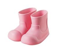 Bottes de Pluie Filles et Garçons Bottines Impérmeables Chaussures Fille Avec Sympathique Imprimé EVA Ultralégères tanches Légères Flexibles Saisons Printemps Automne té