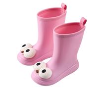Bottes de Pluie Filles et Garçons Imperméables Légères Bottines Chaussures Fille avec Sympathique Imprimé Style Simple Matériau PVC Détails Réfléchissants Saisons Printemps Automne té