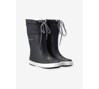Bottes de pluie fourrées enfant Lolly Pop Giboulée marine blanc 29