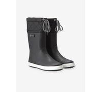 Bottes de pluie fourrées enfant Lolly Pop Giboulée noir blanc 25