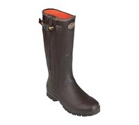 Percussion Bottes de pluie Rambouillet full zip marron 43