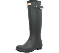 Bottes de pluie HUNTER ORG TALL LG BKSTRP - Noir - Femme - Talon 3 cm - Haute 42