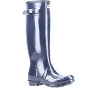 Bottes de pluie - Hunter - Original Tall Gloss - Caoutchouc - Noir/Bleu - Mixte 35 1/2
