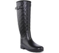 Bottes de pluie - HUNTER - Slim Fit Vertical Quilted Tall - Noir - Femme - Taille 43 37