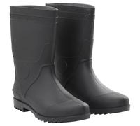 vidaXL Bottes de Pluie Imperméable Chaussures Hommes Jardin Noir Taille 44 PVC