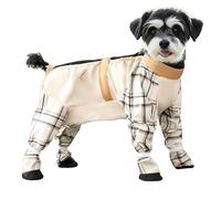 Bottes de pluie imperméables pour chien avec bretelles, pantalon anti-saleté pour chien, protection du ventre, bottes pour chiens, jambières, manches pour l'hiver, la neige, la pluie, la marche en