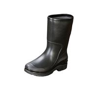 Bottes de pluie mi-hautes pour femme - Bottes en caoutchouc imperméables - Légères et confortables - Antidérapantes - Coupe-vent - Résistantes à l'abrasion - Pour le jardin, la pêche et l'extérieur